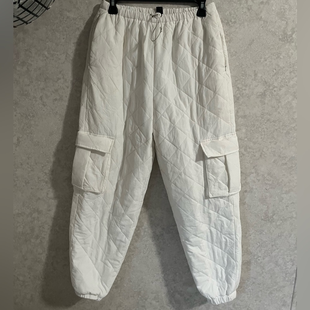 White SHEIN Snowpants